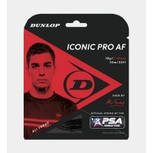 Dunlop Squashsaite Iconic Pro AF (Kontrolle/Gefühl) natur 10m Set