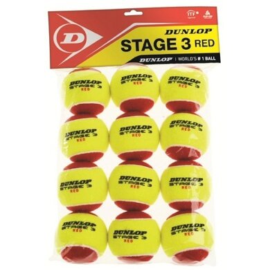 Dunlop Methodikbälle Stage 3 gelb/orange 12er Beutel