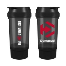 Dymatize Trinkflasche Shaker 500ml schwarz/rot