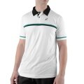 Australian Tennis-Polo DC Stripe weiss/grün Herren