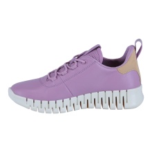 ECCO Sneaker Gruuv Lea (weiches Nappaleder) lavender Damen