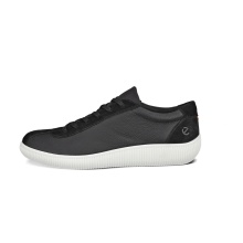 ECCO Sneaker Soft Zero (ECCO-Leder) schwarz Herren