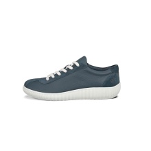 ECCO Sneaker Soft Zero (ECCO-Leder) marineblau Herren