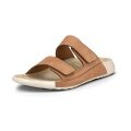 ECCO Sandale Cozmo Flat braun/beige Damen