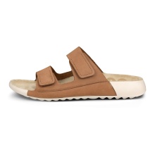 ECCO Sandale Cozmo Flat braun/beige Damen