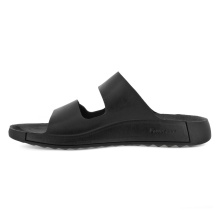 ECCO Sandale Cozmo Flat (Nubukleder, flexible Sohle) schwarz Herren