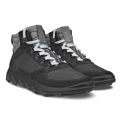 ECCO Sneaker-Wanderschuhe MX Mid (halbhoch, wasserdicht) dunkelgrau Damen