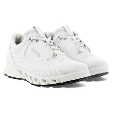 ECCO Sneaker-Wanderschuhe Multi-Vent Low Gtxs (Vollnarb und Nubukleder) weiss Damen