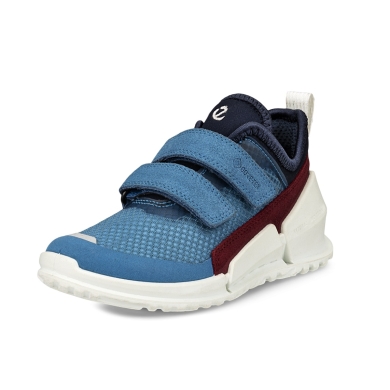 ECCO Sneaker Biom K1 (Textil/Leder, wasserdicht) blau Kinder