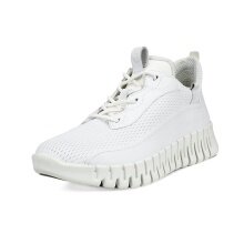 ECCO Sneaker Gruuv (Leder, perforiert) weiss Damen