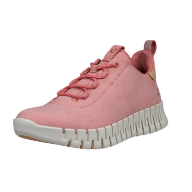 ECCO Sneaker Gruuv Lea (weiches Nappaleder) pink/rosa Damen