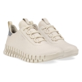 ECCO Sneaker Gruuv Lea GTX (ECCO-Leder) limestone Damen