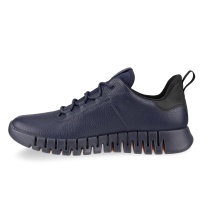 ECCO Sneaker Gruuv Lea GTX (Glattleder) navyblau Herren