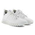 ECCO Sneaker Gruuv Lea (aus Nubukleder) weiss Herren