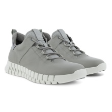 ECCO Sneaker Gruuv Lea (aus Nubukleder) dunkelgrau Herren