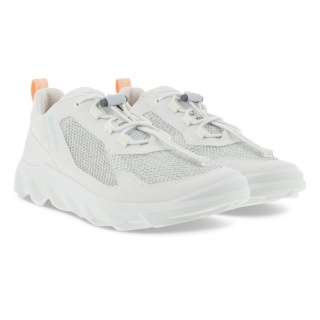 ECCO Sneaker MX Low Breathru (robust, Sohle mit tiefen Kerben, atmungsaktiv) weiss/grau Damen