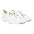 ECCO Sneaker Soft 7 (Nubukleder) weiss Damen