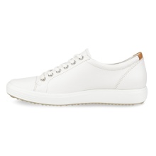 ECCO Sneaker Soft 7 (Nubukleder) weiss Damen