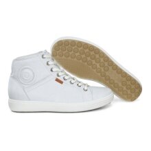 ECCO Sneaker Soft 7 High (leichte und flexible Sohle) weiss Damen