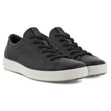 ECCO Sneaker Soft 7 Classic (Premium-Leder) schwarz Herren