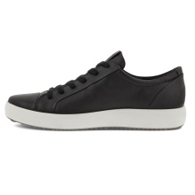 ECCO Sneaker Soft 7 Classic (Premium-Leder) schwarz Herren