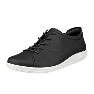 ECCO Sneaker Soft 2.0 Anniversary (ECCO Leder) schwarz Damen