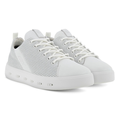 ECCO Sneaker Street 720 (Leder/Mesh, robust, wasserdicht) weiss Damen