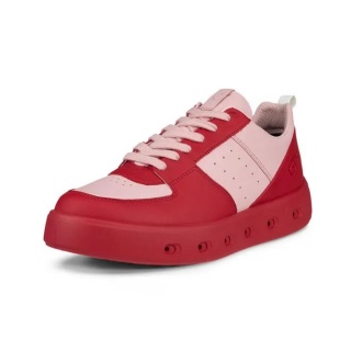 ECCO Sneaker Street 720 (Leder, wasserdicht) rot/pink Damen