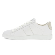 ECCO Sneaker Street Lite (Premium-Leder, hoher Tragekomfort) weiss Damen