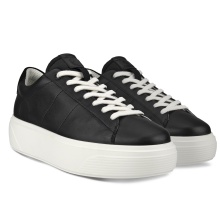 ECCO Sneaker Street Platform Chunky (Glattleder) schwarz Damen