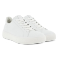 ECCO Sneaker Street Tray (Premium-Leder, atmungsaktiv) weiss Damen