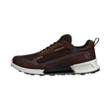 ECCO Wanderschuhe Biom 2.1 X Mountain Low (wasserdicht, Nubukleder) dunkelbraun/schwarz Herren