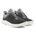 ECCO Wanderschuhe MX Low (Nubukleder, sockenartig) schwarz/grau Damen