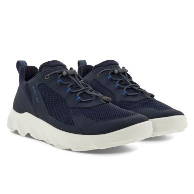 ECCO Wanderschuhe MX Low Breathru - robust, strapazierfähige Sohle - skyblau/schwarz Herren