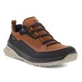 ECCO Wanderschuhe ULT-TRN Low (wasserdicht, Nubukleder) schwarz/orange Herren