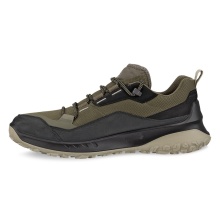 ECCO Wanderschuhe ULT-TRN Low (wasserdicht, Nubukleder) schwarz/dunkelgrün Herren