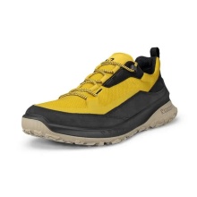 ECCO Wanderschuhe ULT-TRN Low (wasserdicht, Nubukleder) schwarz/gelb Herren