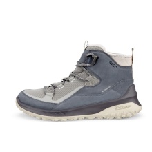 ECCO Wanderschuhe ULT-TRN Mid (Michelin Sohle, wasserdicht) blau/grau Damen