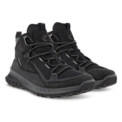 ECCO Wanderschuhe ULT-TRN Mid WP (wasserdicht, Nubukleder) schwarz Herren