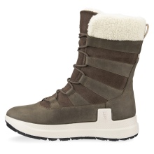 ECCO Winterstiefel Solice Boot High (Nubukleder, Primaloft®-Bio-Isolierung) dunkelbraun Damen