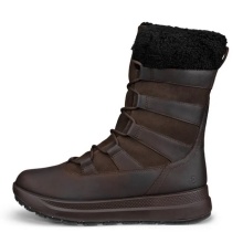 ECCO Winterstiefel Solice Boot High (Nubukleder, Primaloft®-Bio-Isolierung) mochabraun Damen