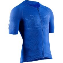 X-Bionic Bikeshirt Cycling Effektor 4D Full-Zip kurzarm blau Herren