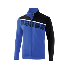 Erima Trainingsjacke 5C blau/schwarz Herren