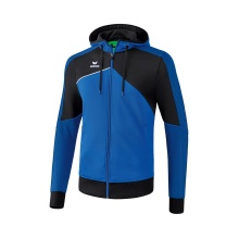 Erima Kapuzenjacke Premium One 2.0 blau/schwarz Herren