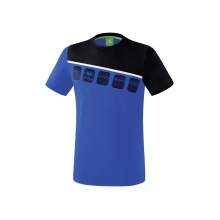 Erima Sport-Tshirt 5C blau/schwarz Jungen