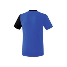 Erima Sport-Tshirt 5C (100% Polyester) blau/schwarz Herren