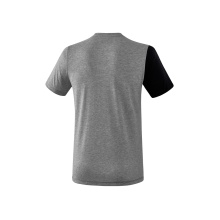 Erima Sport-Tshirt 5C (100% Polyester) schwarz/grau Herren