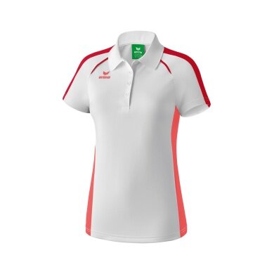 Erima Sport-Polo Masters weiss/koralle Damen