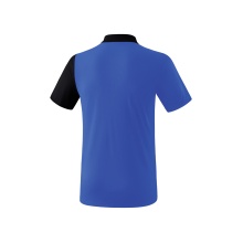 Erima Sport-Polo 5C blau/schwarz/weiss Kinder