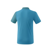 Erima Spprt-Polo 5C (100% Polyester) hellblau/türkis Herren